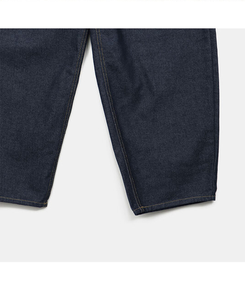 スタッドポケットワイドデニムパンツ