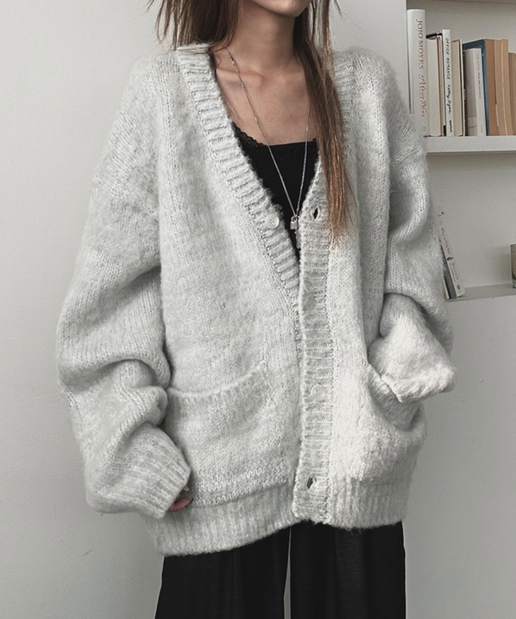 포레스트 오버 루즈 가디건 구름