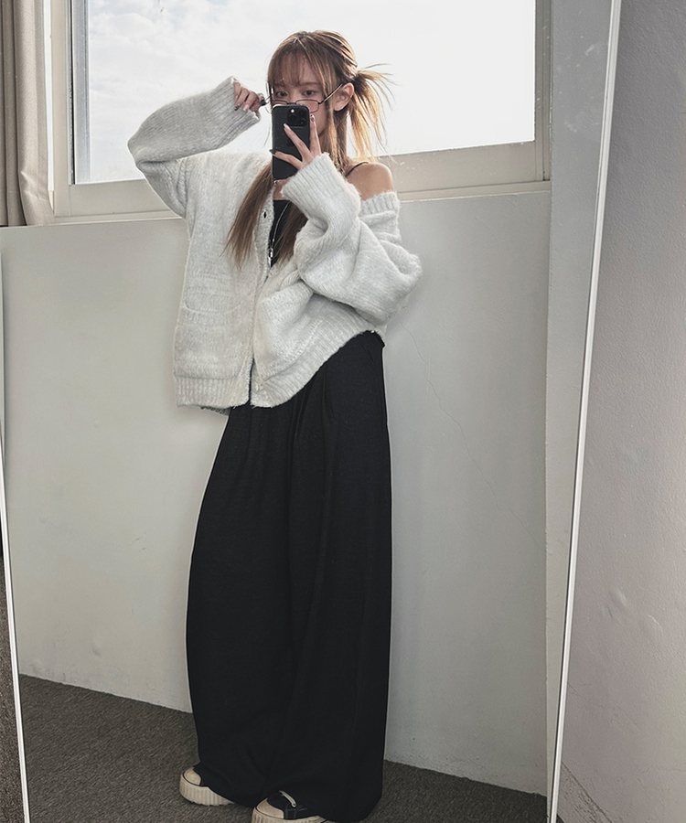 포레스트 오버 루즈 가디건 구름