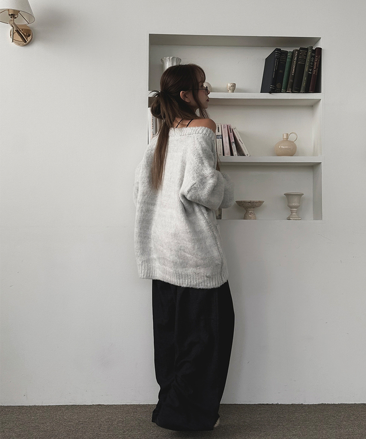 포레스트 오버 루즈 가디건 구름