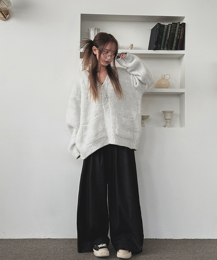 포레스트 오버 루즈 가디건 구름