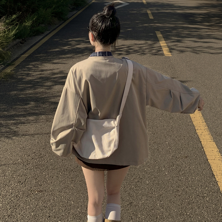 オーバーフィットジャケットジャンパー BEIGE