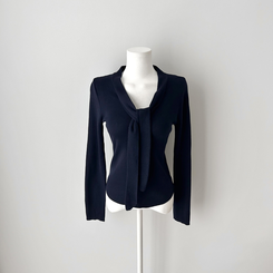 【タイ付き】ロイヤルVネックニット(5color)