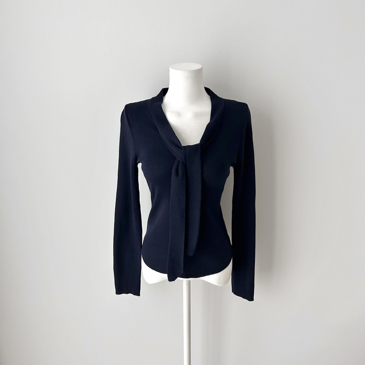 【タイ付き】ロイヤルVネックニット(5color)