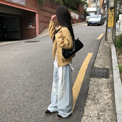 スエードルーズカラージャケット BEIGE