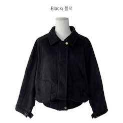 スエードルーズカラージャケット