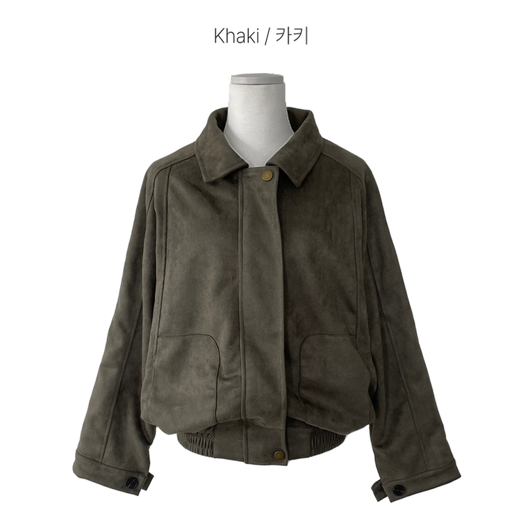 スエードルーズカラージャケット