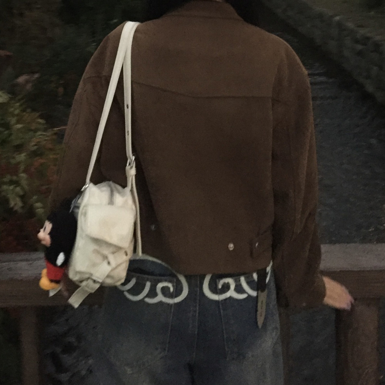 엔젤 워싱 데님 와이드 팬츠 네이비