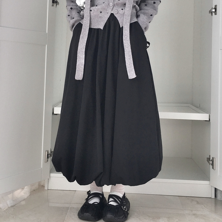 パンプキンビンテージロングスカート｜ミディ/ロングスカート｜韓国