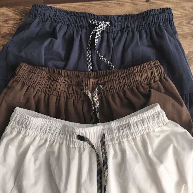 하이디 밑단 체크 레이어드 3단 캉캉 빈티지 롱스커트 보헤미안 모리걸