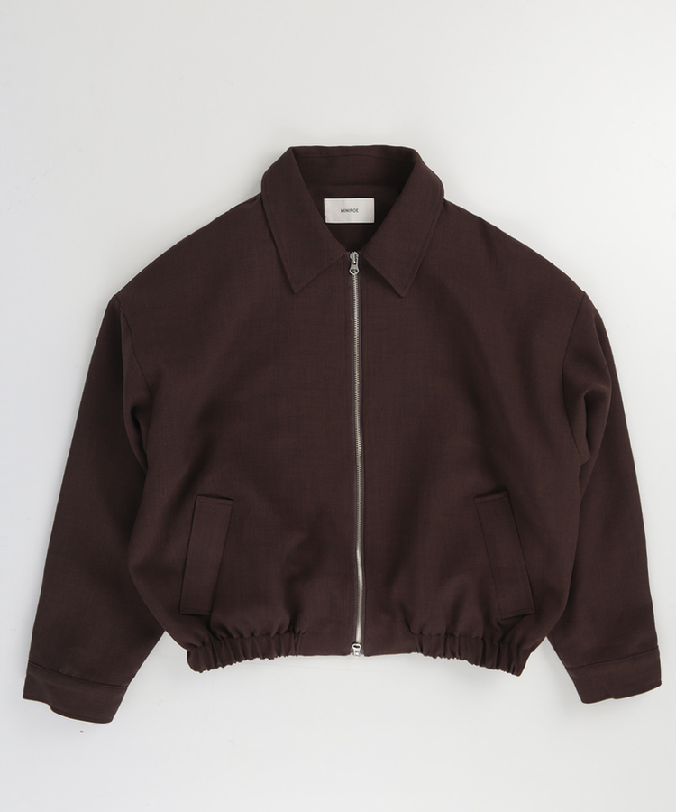 ブラウンジップアップジャケット｜ジャケット｜韓国ファッション通販 SONA