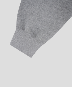 刺繍フードジップアップ