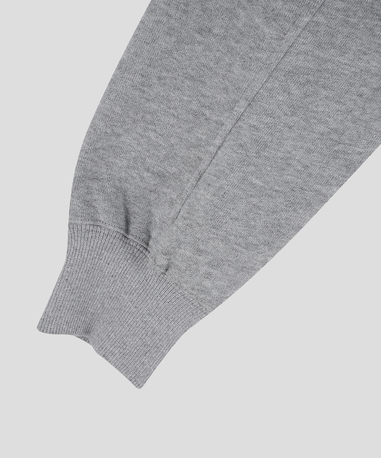 刺繍フードジップアップ