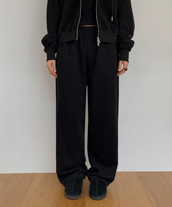 ワイドバンディングパンツ BLACK