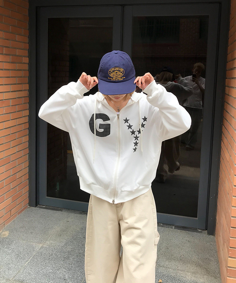 レタリングベースボールキャップ｜ヘアアクセサリー｜韓国