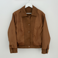 카라 투포켓 스웨이드 레더 숏자켓