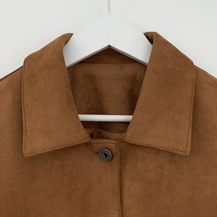 카라 투포켓 스웨이드 레더 숏자켓