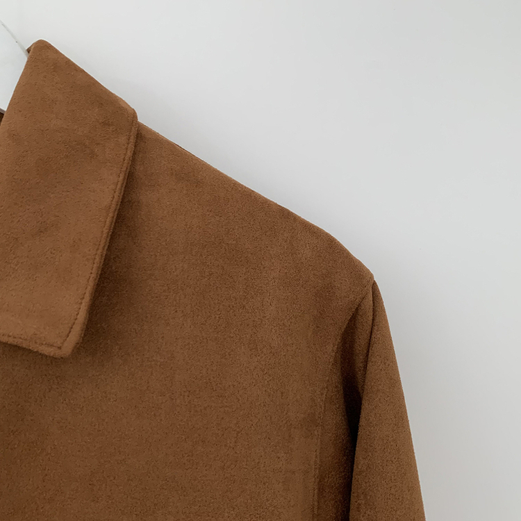 카라 투포켓 스웨이드 레더 숏자켓