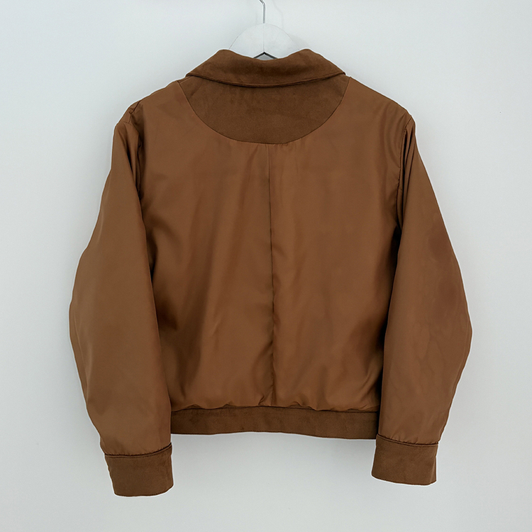 카라 투포켓 스웨이드 레더 숏자켓