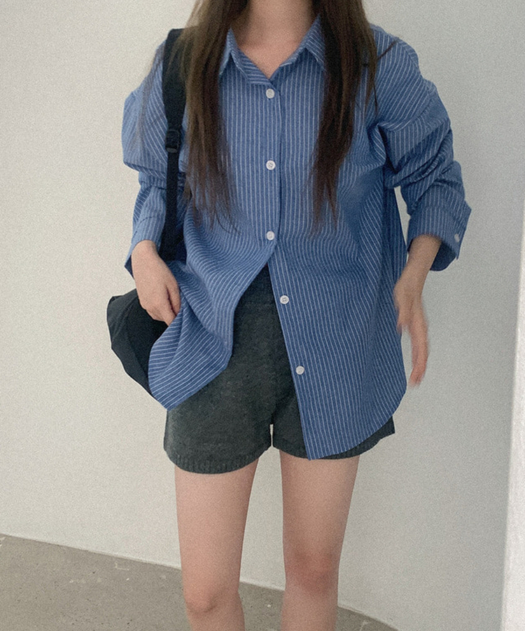 ウールニットハーフパンツ GREY