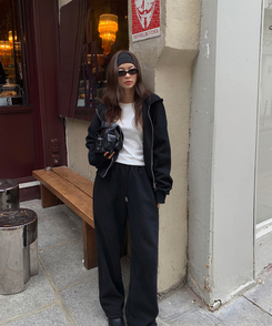 ベーシックスリム長袖Tシャツ IVORY