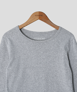 ベーシックスリム長袖Tシャツ