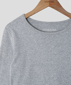 ベーシックスリム長袖Tシャツ