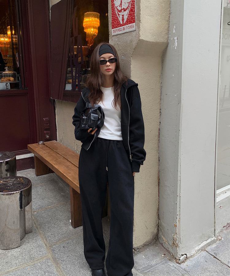 ベーシックスリム長袖Tシャツ IVORY