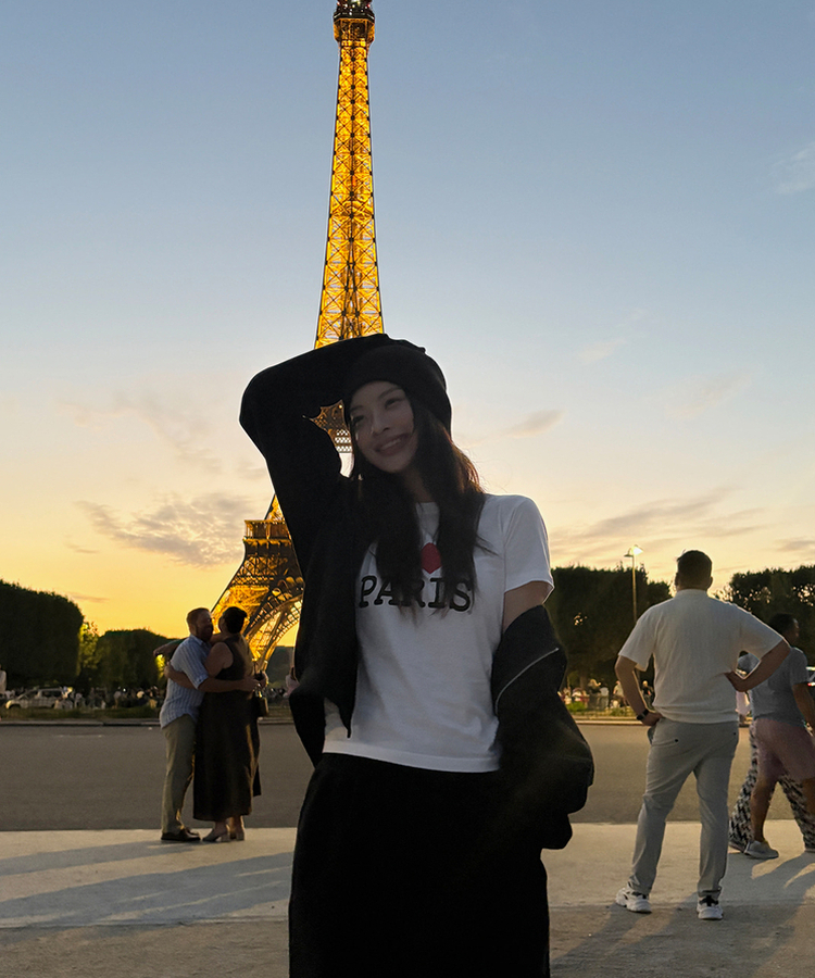 ベーシックスリム長袖Tシャツ IVORY