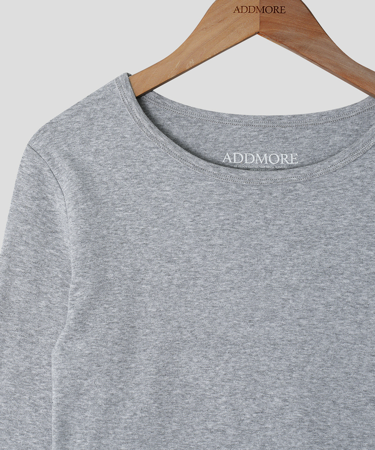 ベーシックスリム長袖Tシャツ