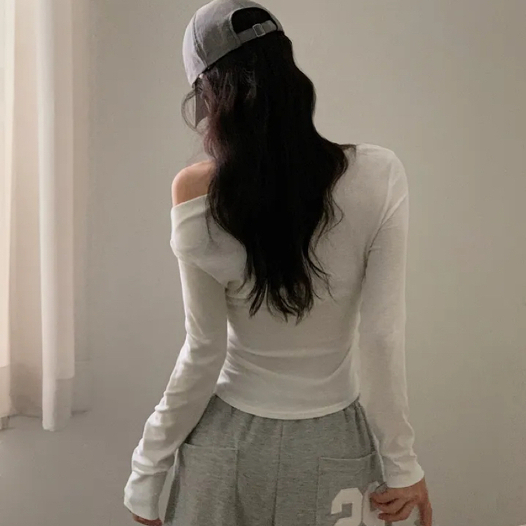 ワンオフレイヤードロングスリーブ｜長袖Tシャツ｜韓国