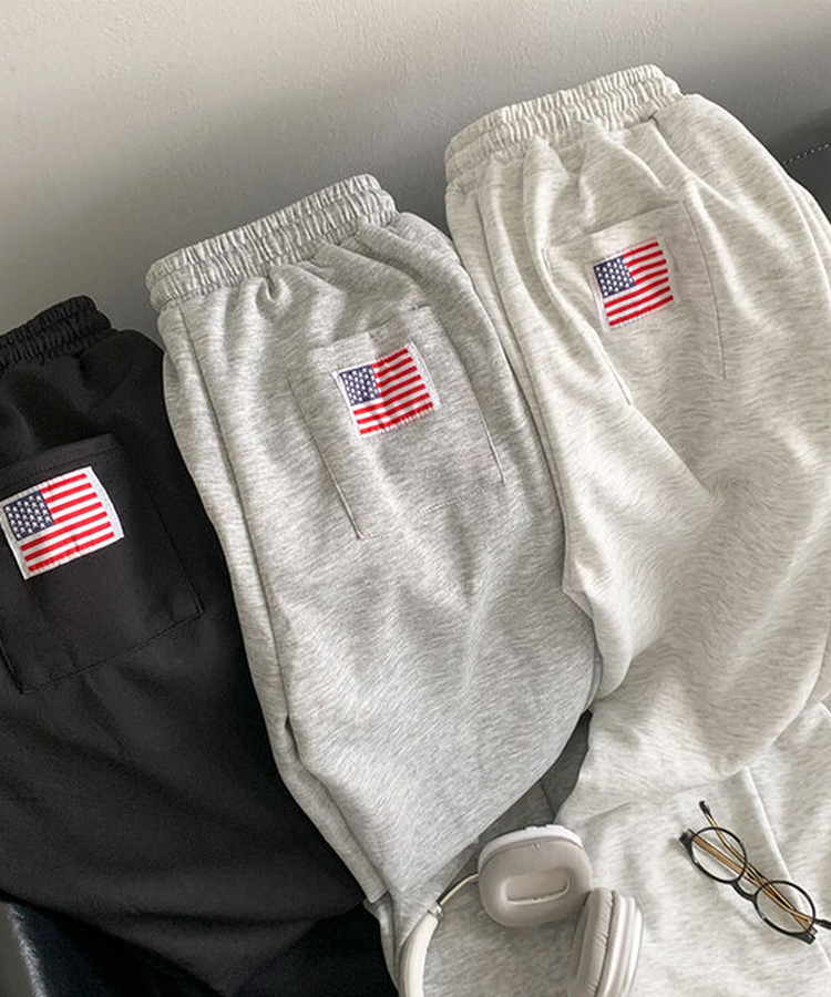 치카 사이드핀턱 밴딩 백포켓 와이드 밑단스트링 와이드 팬츠