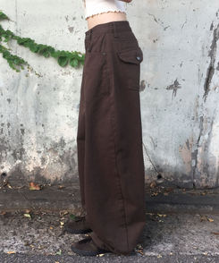 ダンキンバルーンパンツ BROWN