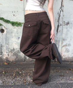 ダンキンバルーンパンツ BROWN