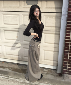 ダンキンバルーンパンツ KHAKI