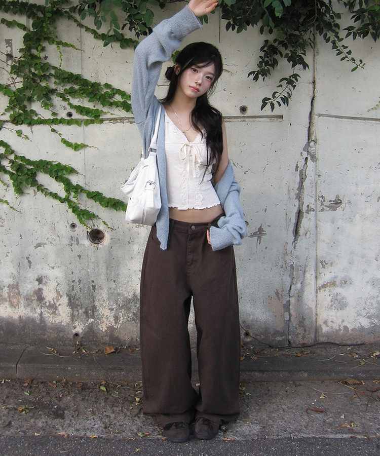 ダンキンバルーンパンツ BROWN