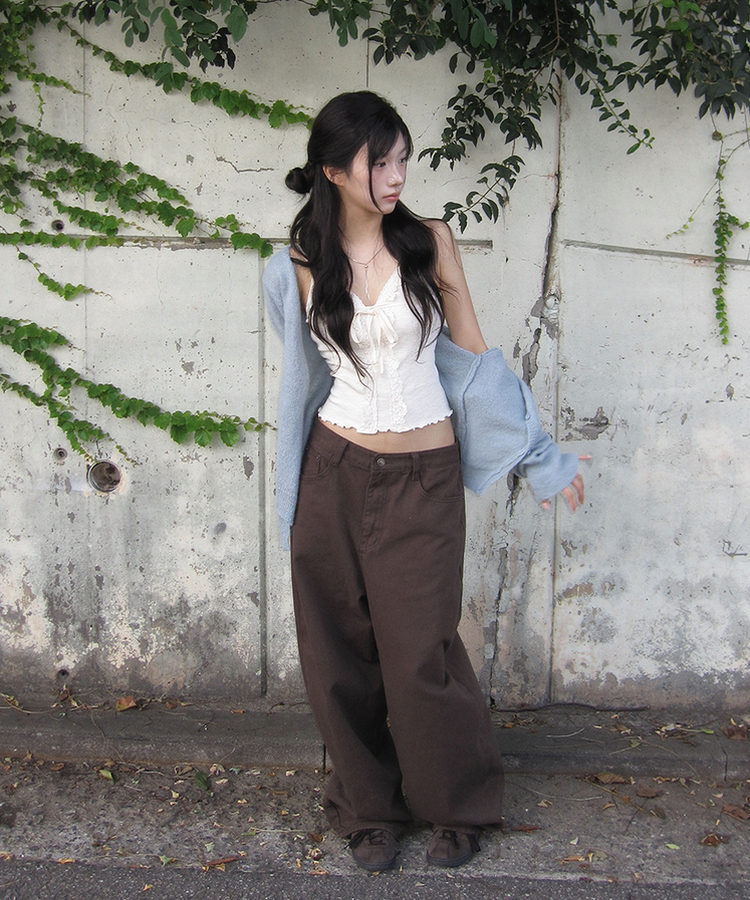 ダンキンバルーンパンツ BROWN