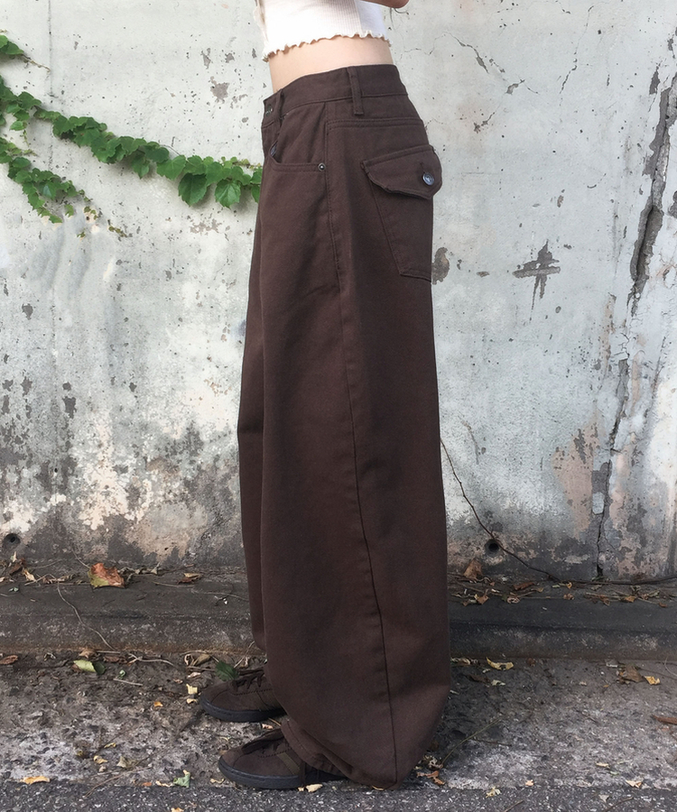 ダンキンバルーンパンツ BROWN