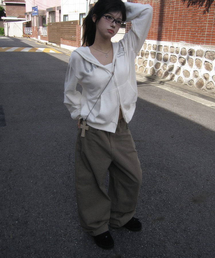 ダンキンバルーンパンツ KHAKI