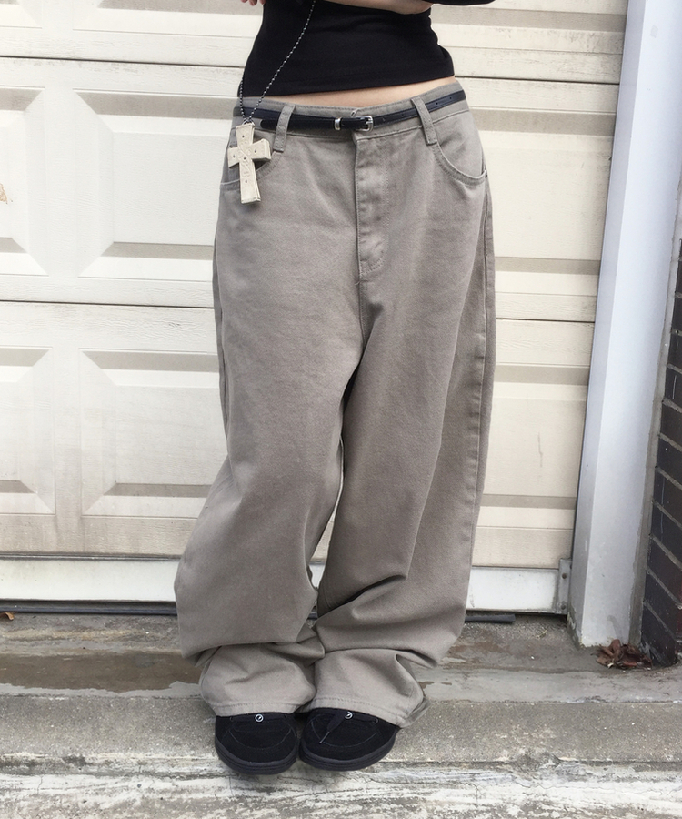 ダンキンバルーンパンツ KHAKI