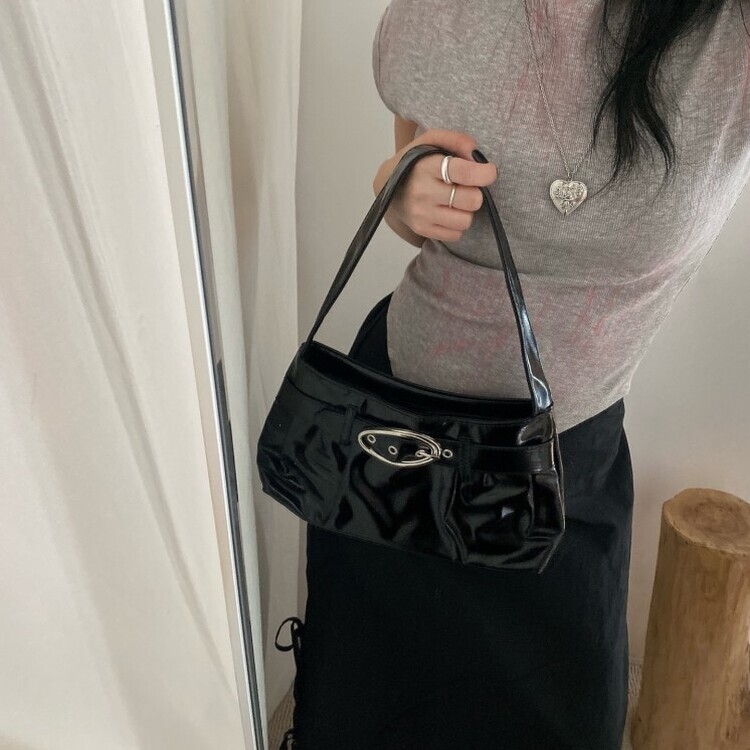 エナメルミニショルダーバッグ