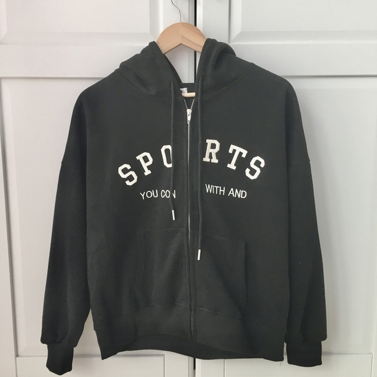 지켜주고싶은 오버핏 데일리 레터링 고퀄 자수 아방핏 박시 후드집업