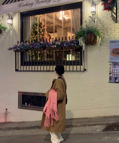 ふわふわウールロングマフラー DEEP PINK