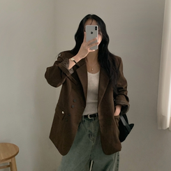 スエードスタンダードジャケット BROWN