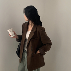 スエードスタンダードジャケット BROWN