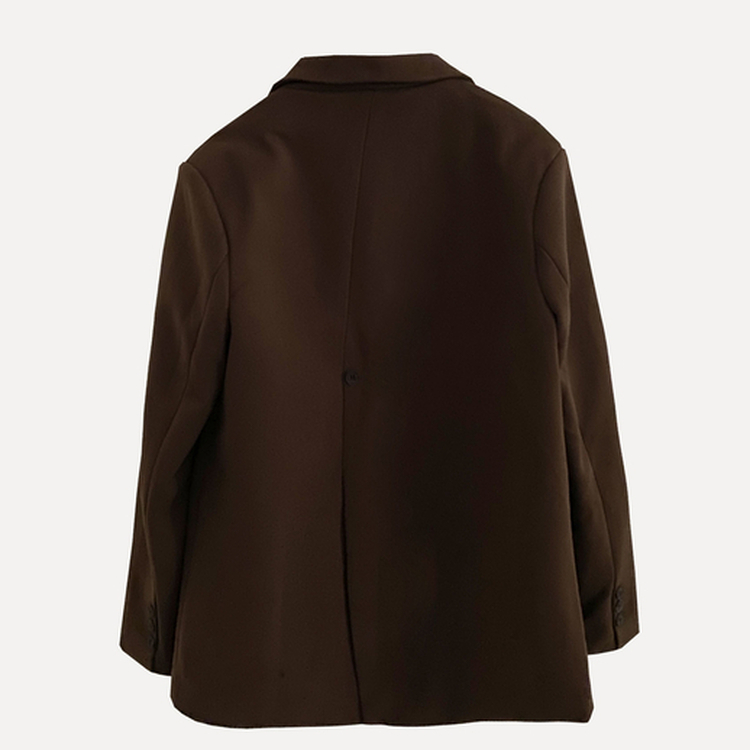 스웨드 오버핏 스탠다드 자켓