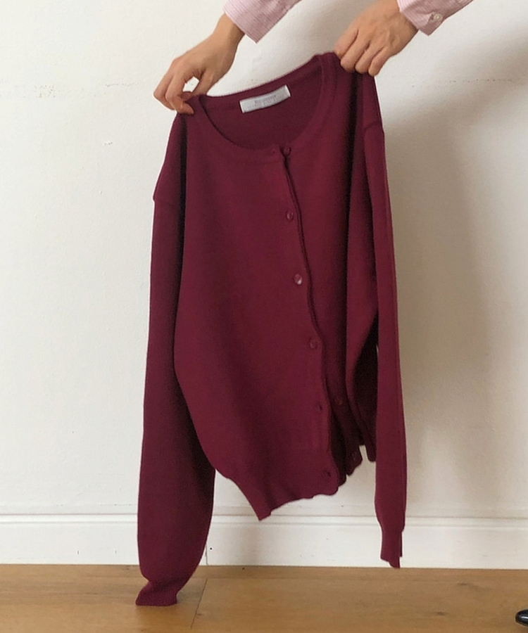 ラウンドニットカーディガン(10color)