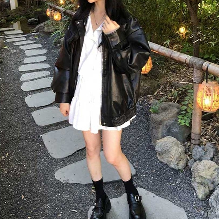 プラットフォーム厚底ローファー BLACK