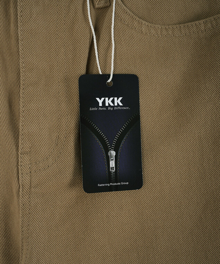 【丈別】プレーンセミワイドコットンパンツ