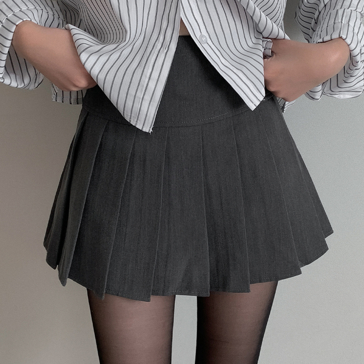 ハイウエストプリーツスカート｜ミニスカート｜韓国ファッション通販 SONA